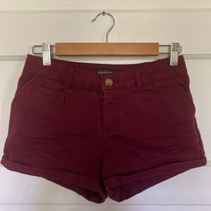 Burgundy Shorts
